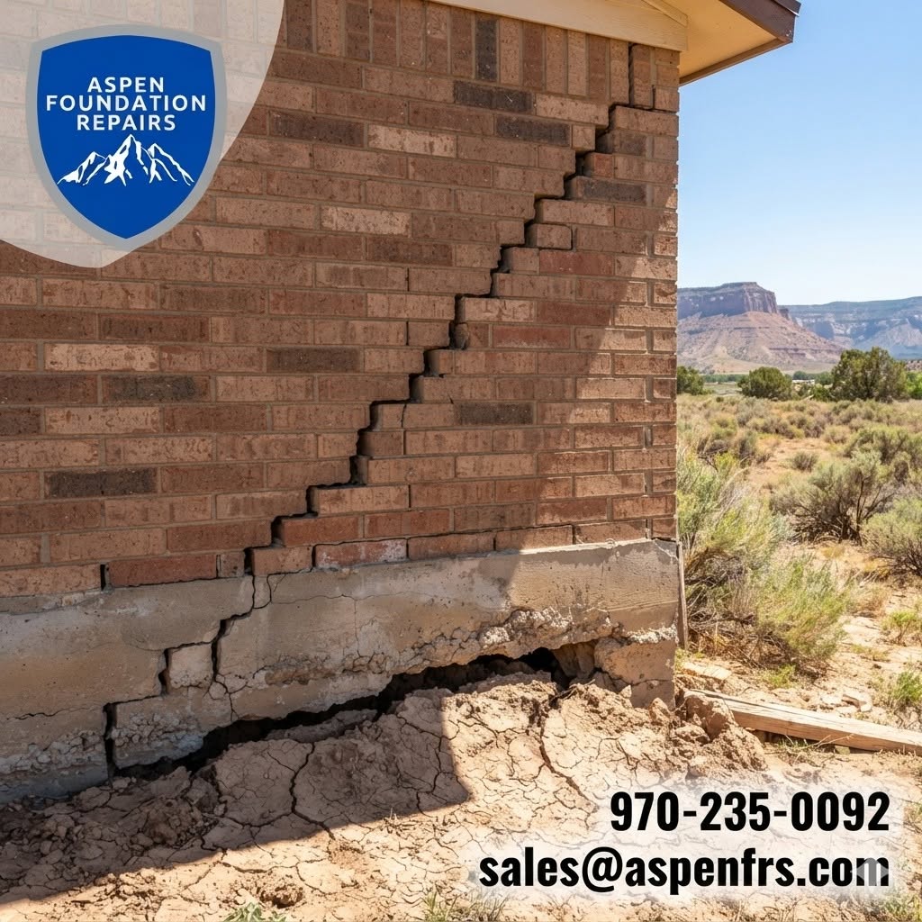 Stair-step brick cracking