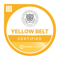 Six Sigma Yellow Belt Certified Six Sigma Yellow Belt Certified