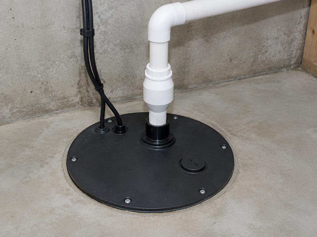 Sealed sump basin